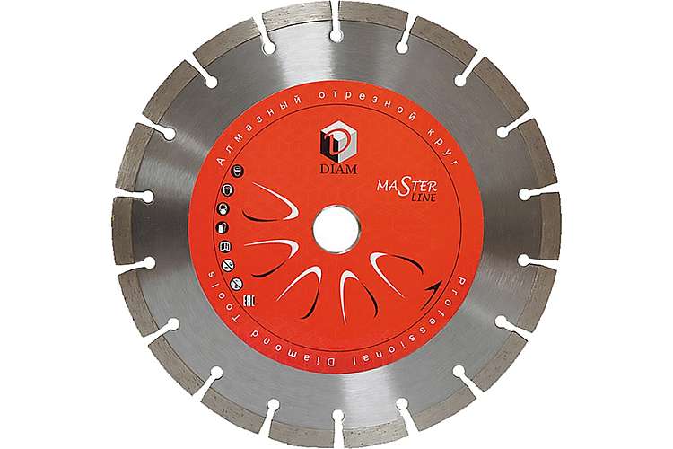 Круг алмазный отрезной по бетону Master Line (150х22.2 мм; 2.4х10 мм) Diam