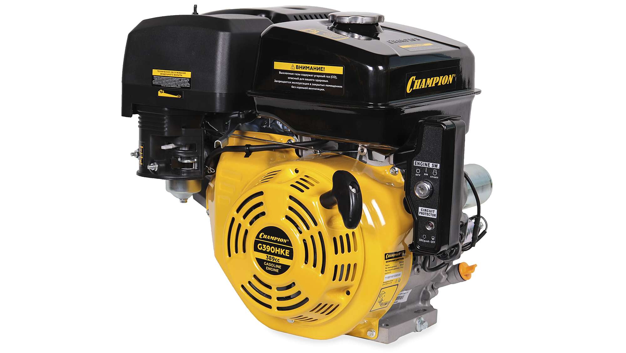Двигатель 13 л.с. Champion G390-1HKE	