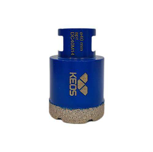 Коронка алмазная по керамограниту KEOS PRO 40мм M14 (DC40M14)