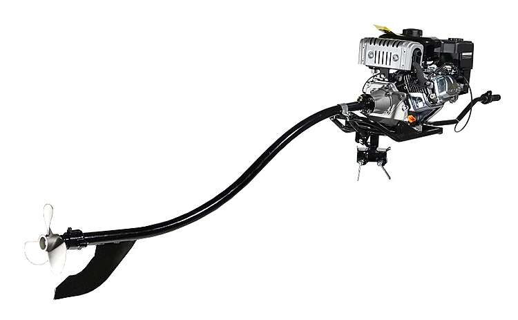 Мотор лодочный болотоход Habert (двигатель Loncin LC170FA D19)