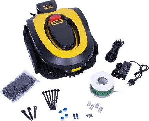 Газонокосилка-робот CHAMPION RMB1828 (28В 2,0Ач Li-ion8,4кг45мин180мм20-60мм), , шт