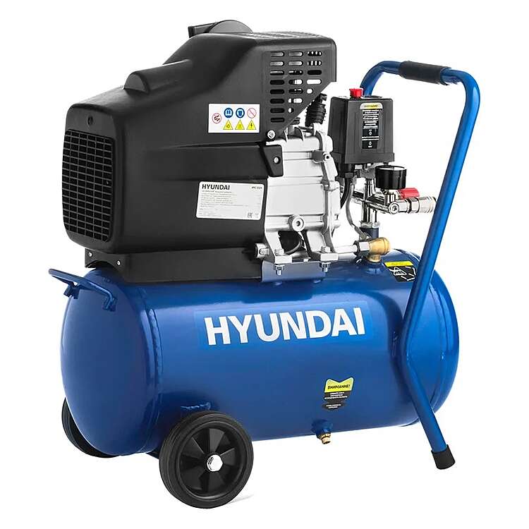 Компрессор масляный HYUNDAI HYC 2324 поршневой, коаксиальный (прямой) привод