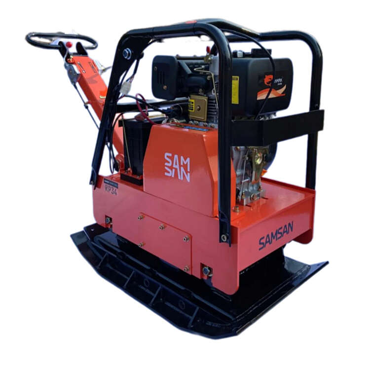 Виброплита реверсивная Samsan RP341 с двиг. Honda GX270 с д.м., 250кг.