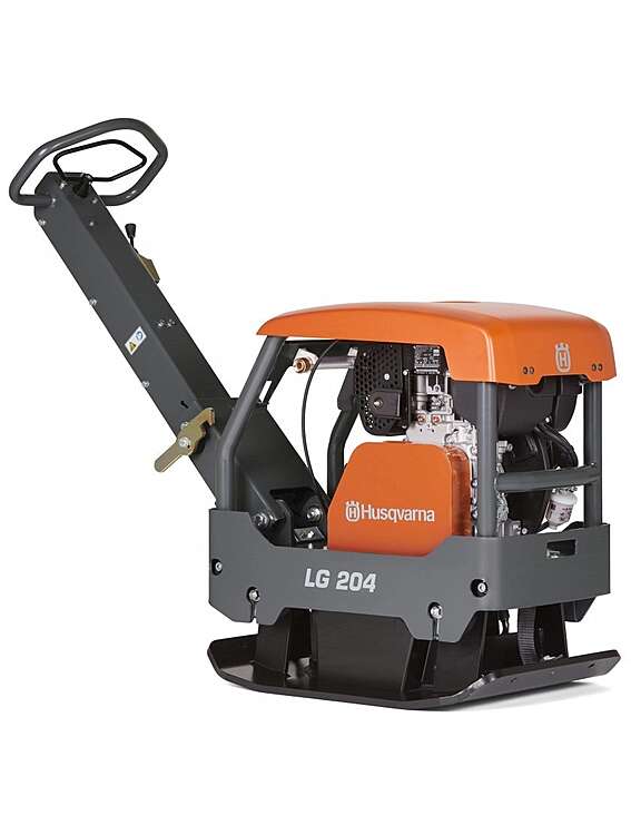Виброплита реверсивная бензиновая Husqvarna LG 204 GX 200 (211 кг)