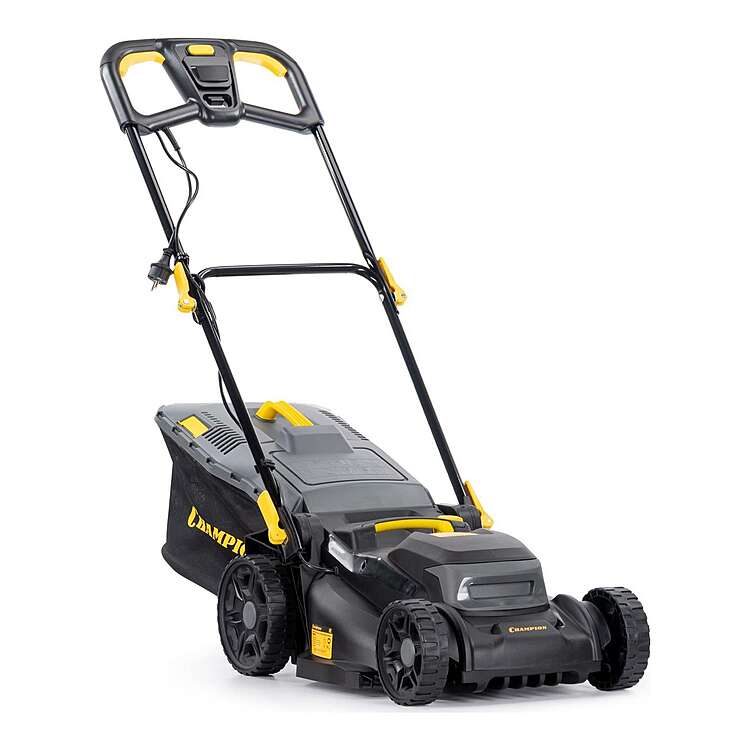 Газонокосилка эл. CHAMPION EM4018 (1,8 кВт травосб. 40л ширина 400мм 25-75мм, 14,9кг)