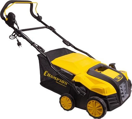 Скарификатор электрический CHAMPION ESC1840 (1,8 кВт, 400 мм, 55л, 12 кг, 2в1)
