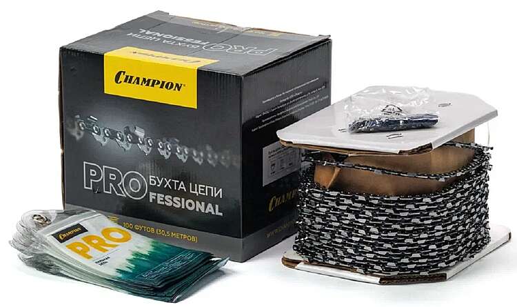 Бухта цепи CHAMPION (PRO) 0,325"-1,3-1840зв. (20LP)