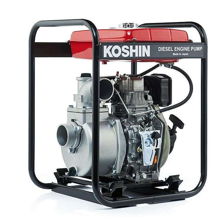 Дизельная мотопомпа для сильно-загрязненных вод Koshin KTY-50D