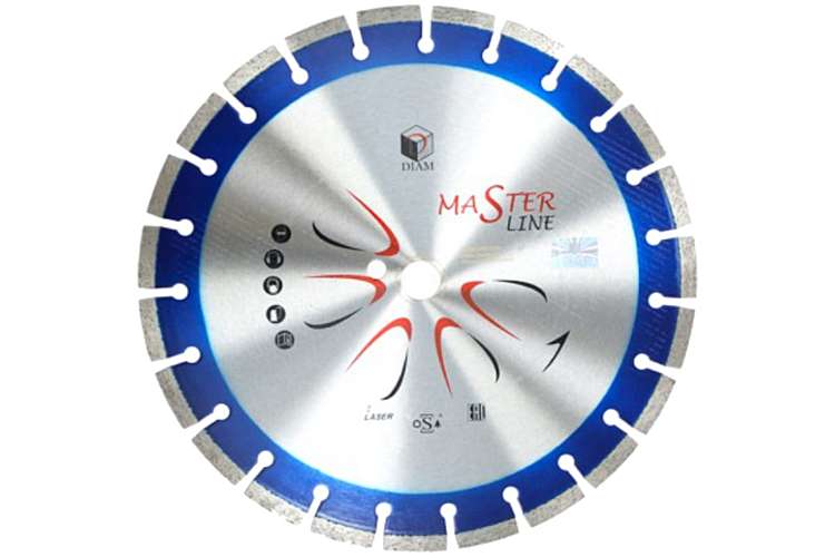 Круг алмазный сегментный 1A1RSS Master Line (450х25.4 мм) по железобетону Diam